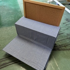 マルシェ展示台（手作り）の画像
