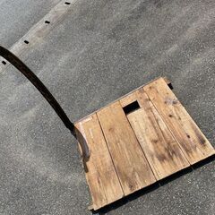 705 手動 板金切断機 メーカー・型番不明 刃渡り約90ｃｍ 現状品の画像