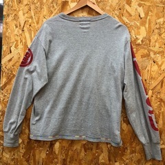 【ジャングルジャングル岸和田店】EVISU ロングTシャツ メンズ グレー 40サイズ 長袖 南大阪 岸和田市 貝塚市 泉佐野市 和泉市 忠岡町 熊取町の画像