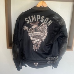 シンプソン　ライダースジャケットの画像