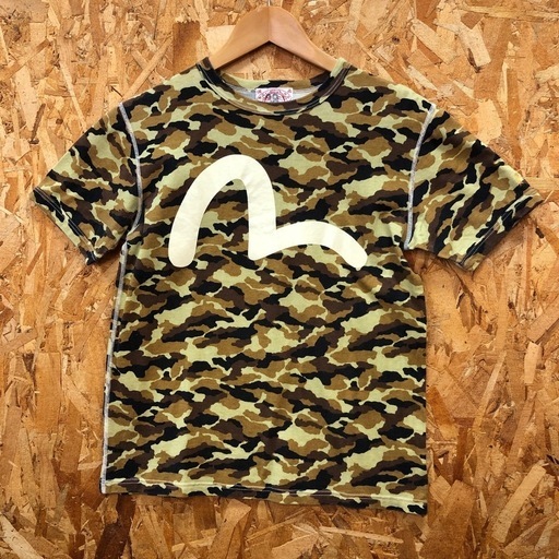 ジモティ割引有☆【ジャングルジャングル岸和田店】EVISU Tシャツ 