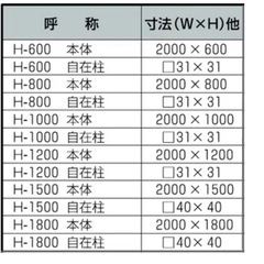 メッシュフェンス　ABF-A2008 （H800本体）の画像
