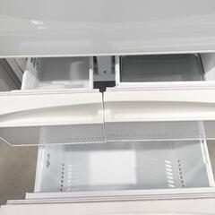 TOSHIBA　411L 5ドア冷凍冷蔵庫　GR-P41GXV(EW) 2019年製の画像