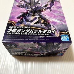 バンダイ SDW HEROES 才蔵ガンダムデルタカイ 色分け済みプラモデル 機動戦士ガンダムの画像
