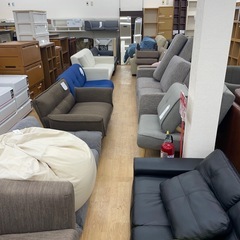 ★リユースのサカイ幸手店★SJ10008★リクライニングソファーベット　クリーニング済み の画像