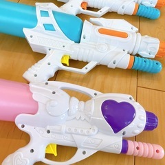 美品　水鉄砲　ウォーターガン　ポンプアクション　川遊び　プール　4点の画像
