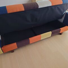 カラフル　ソファーベットの画像