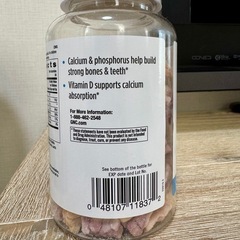 GNC Kids Gummy Calcium 60日分　サプリメントの画像