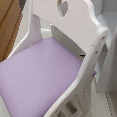 ★リユースのサカイ日立店★HJ7324  学習机（椅子付き） ホワイト H121×D39.5×W119 クリーニング済み の画像