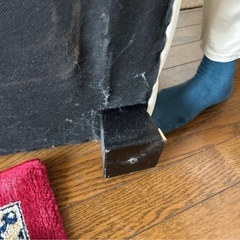 1人用ソファ 白の画像