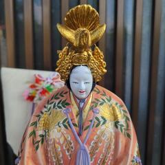 値下げ可 博多人形 羽衣  インテリア 置物の画像
