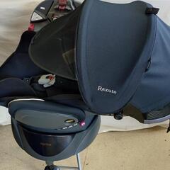 アップリカのベッドのようになるチャイルドシートの画像