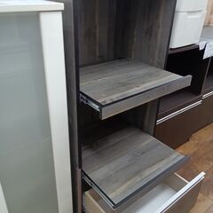 ★リユースのサカイ水戸店★  レンジ台 グレー系 H123×D45.5×W59 クリーニング済み MT5128の画像