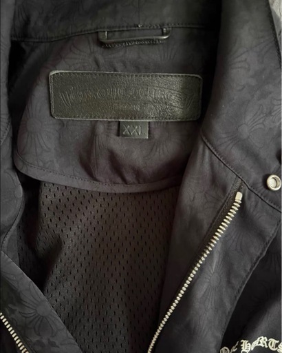CHROME HEARTS クロムハーツ CHプラス 総柄 マッチポイント ナイロン ジャケット