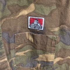 BEN DAVIS 迷彩シャツ Lサイズ 1,500円の画像