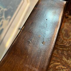 ★ ASHLEY Furniture アシュレイ ファニチャー アクセントチェア ダークブラウン 全長サイズ(約)幅74×奥行70×高さ96㎝　リサイクルショップ札幌　買取本舗　西野店の画像