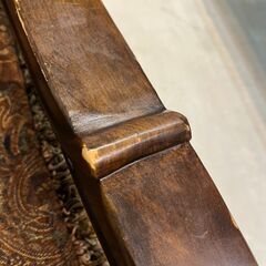 ★ ASHLEY Furniture アシュレイ ファニチャー アクセントチェア ダークブラウン 全長サイズ(約)幅74×奥行70×高さ96㎝　リサイクルショップ札幌　買取本舗　西野店の画像