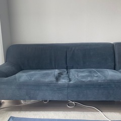 ジャンク品【無料】ソファ3人がけの画像