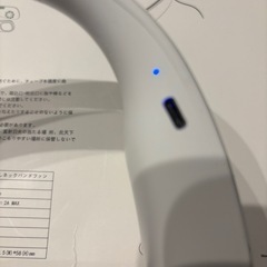 ★羽なし　首掛け扇風機　ホワイト★の画像