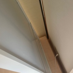 IKEA ミラー 鏡　と　鏡置きの画像