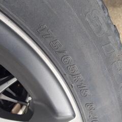 175/65R15　4本　スタッドレスタイヤ　アルミホイールの画像