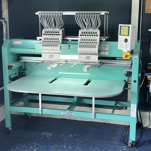 タジマ 刺繍機 (2頭機) 　TFMX-ⅡC1502（450×500) 中古品