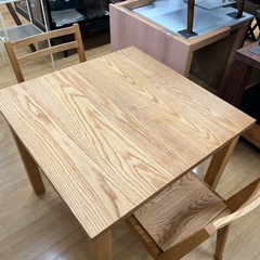 【リサイクル市場エコ伊川谷】ヤクモ家具 2Pダイニングセット 幅80奥行き80高さ71.5cm 【取りに来られる方限定】の画像