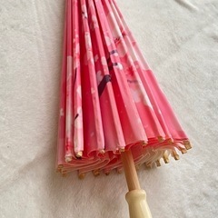 【取引中】ピンク和傘⭐︎七五三・コスプレなど撮影小物にの画像