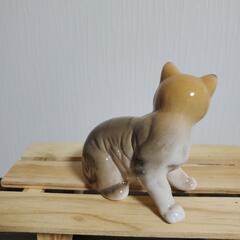 🌼猫の置物の画像