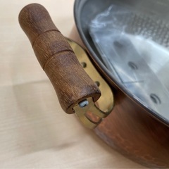 純銅卓上鍋28cmの画像