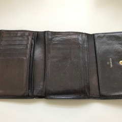 CHANEL シャネル おり財布 レザー ユニセックスの画像