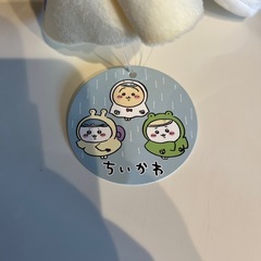 【お話中】ちいかわ　雨の日　ぬいぐるみ　ハチワレの画像