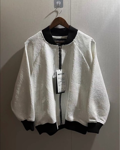 メンズ ENFANTS RICHES DEPRIMES Parliament Bomber Jacket In White Not available in Japan