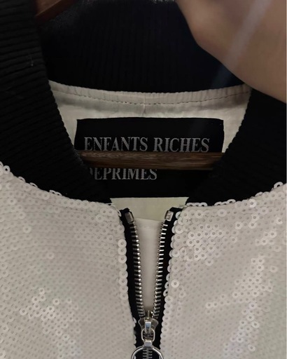 ENFANTS RICHES DEPRIMES Parliament Bomber Jacket In White Not