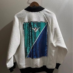 ENFANTS RICHES DEPRIMES Parliament Bomber Jacket In White Not available in Japanの画像