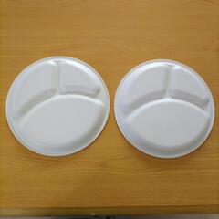 メラミン食器 お皿２枚セット ワンプレートデッシュにの画像