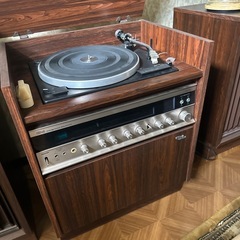 無料 本日引取限定 レコードプレーヤー ビクター製 レコード付きの画像
