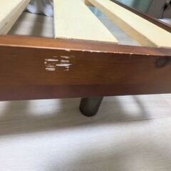【8/8まで】すのこベッド　シングル　高さ17センチの画像
