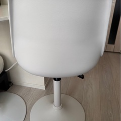 昇降式ダイニングチェア 座面クッション付きの画像