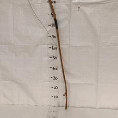 0806-039 弓道　竹弓 二寸伸 18kg 製作者小倉紫峯の画像