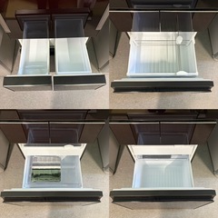 ⭐️SHARP⭐️ 冷凍冷蔵庫 2017年 左右開き 415L 美品 大阪市近郊配送無料の画像