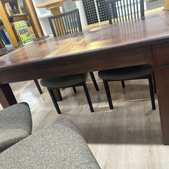 ジモティー割引🏷️【ジャングルジャングル 岸和田和泉インター店】 伸縮4人ダイニングセット 和泉市 堺市 岸和田市 泉大津市 高石市 泉北郡熊取町の画像