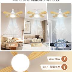 シーリングファンライト　LEDシーリングファンライトの画像