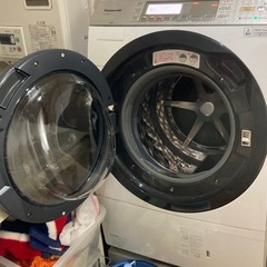 【受け渡し予定者決まりました】Panasonic パナソニックドラム式洗濯機　NA-VX860SL 2016年製　大阪市鶴見区諸口より出品　本日8/6か明日8/7迄に引き取り可能な方宜しくお願いします。の画像
