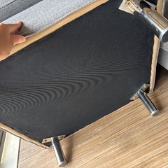 【急募】アルモニア　オットマン付きソファ（裏生地に一部剥がれ有）の画像