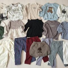 ベビー服 80サイズ 58点セット 女の子 Mont-bellミトン ナイロンジャケット セットアップ パジャマ ジャージ 枕 ヘッドガードクッション(ベビーリュック) スリーパー ロンパース タンクトップ ロンT スウェット モンベル フルーツオブザルーム アーノルドパーマー 天使 ディズニー ミッキー ミニー プーさん おさるのジョージ ベアー ミッフィー EAST BOY SLAP SLAP パンツの画像