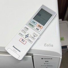 【超美品‼️】定価16万♪ パナソニック 2020年製 10畳用エアコン エオリア フィルター自動お掃除 ナノイーX AIモード スマホ遠隔操作 100V/2.8kwの画像