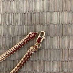 遺品整理品　ゴールド　ネックレス60cm 38g　ITALY 750 刻印の画像