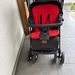 2人乗りベビーカー、兄弟  姉妹の画像