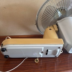 壁掛け扇風機　通電ok 訳ありの画像